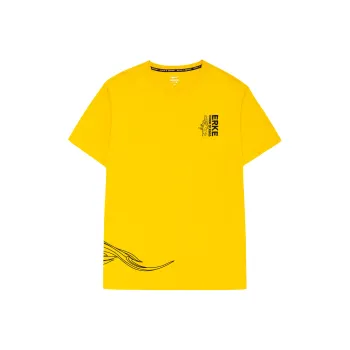 Erke T Shirt Men's Nuclear Yellow