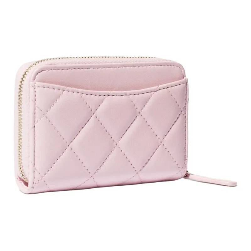 CHANEL Lambskin Coin Purse Regular Women's Light Pink-2