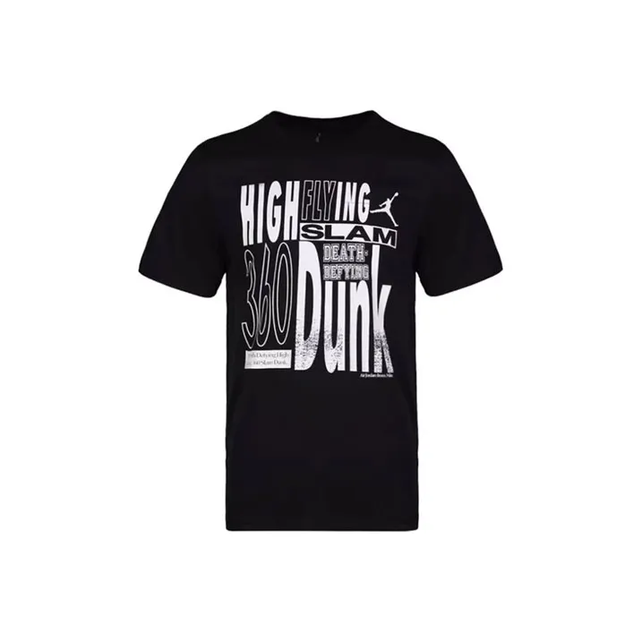 Jordan AIRTIST Series T Shirts Men Black-0