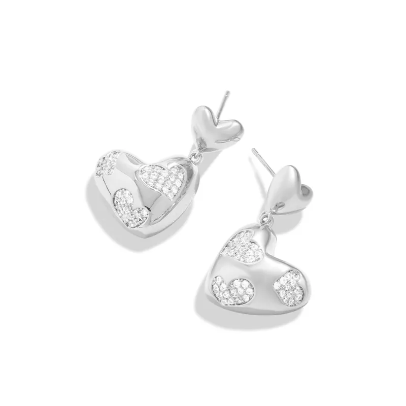 BING STUDIO 925 Silver Needles Earrings Women's-3