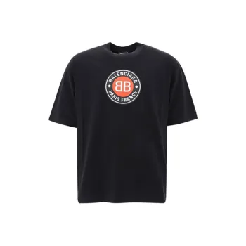 Balenciaga T Shirt Regular Fit Men's Black