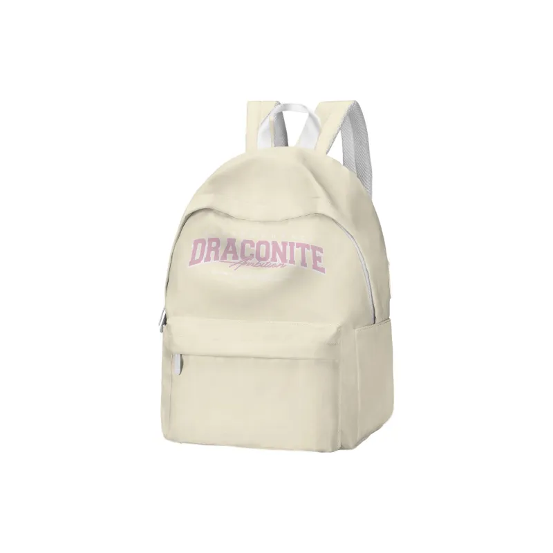 DRACONITE Polyester Backpack Laptop Bags Regular Unisex White-7