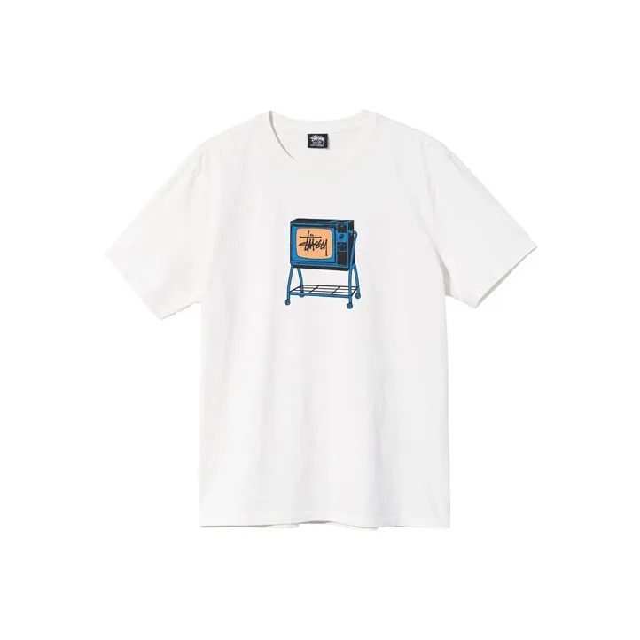 Stussy Rolling Tv Pigment Dyed Tee-4