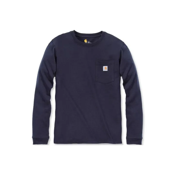 Carhartt T-Shirts Unisex Blue Gray-0