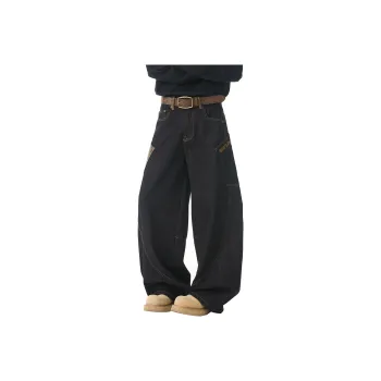 PAINT STAIN Jeans Unisex Classic Black