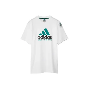 adidas originals Men's EQT Logo Tee White