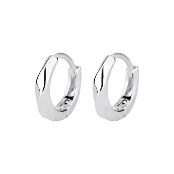 SWEET PLANET S999 Fine Silver Stud Earrings Women's
