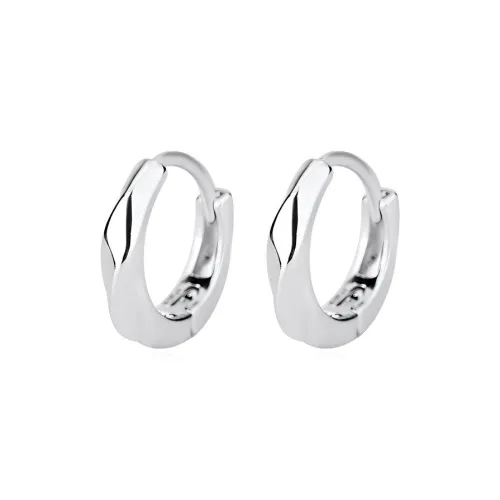SWEET PLANET S999 Fine Silver Stud Earrings Women's