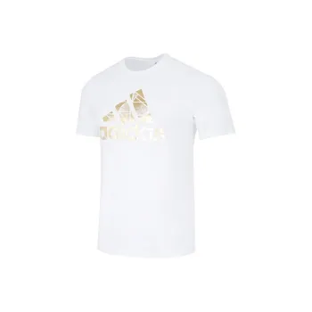 Adidas Set in Sleeve T Shirt Men's White