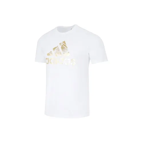 Adidas Set in Sleeve T Shirt Men's White
