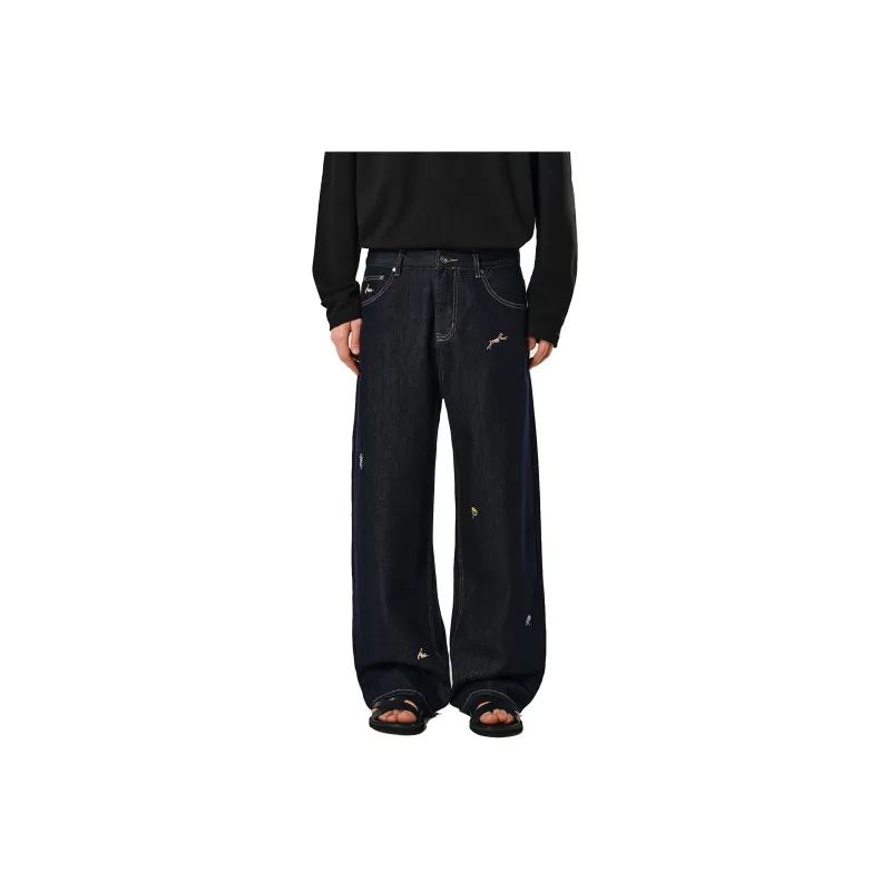 Atry Jeans Unisex Navy Blue-2