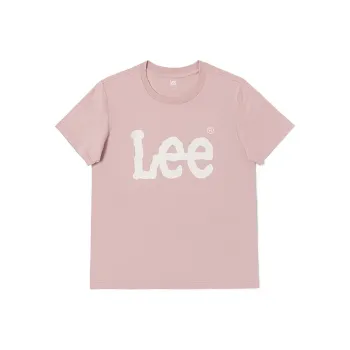 Lee T Shirts Men Dirty Pink