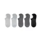 Light Gray 2+Dark Gray 2+Black 1[5 Pack]