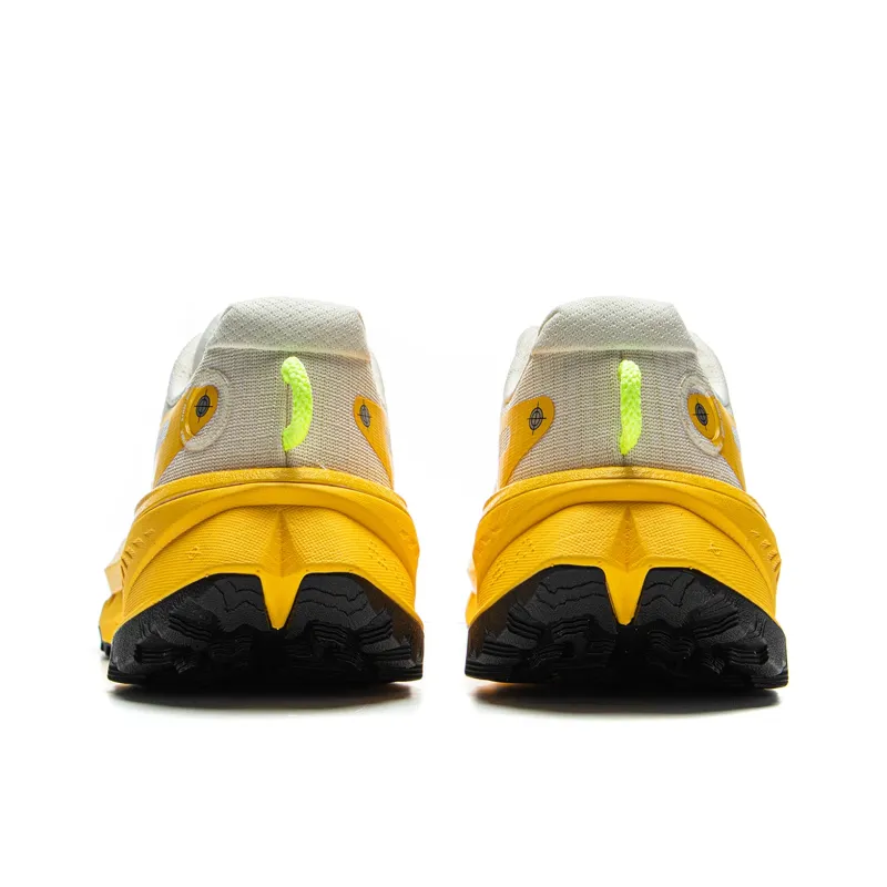 LiNing Anti Slip Wear Resistant Low Top Trail Running Shoes Women's Beige Yellow-5