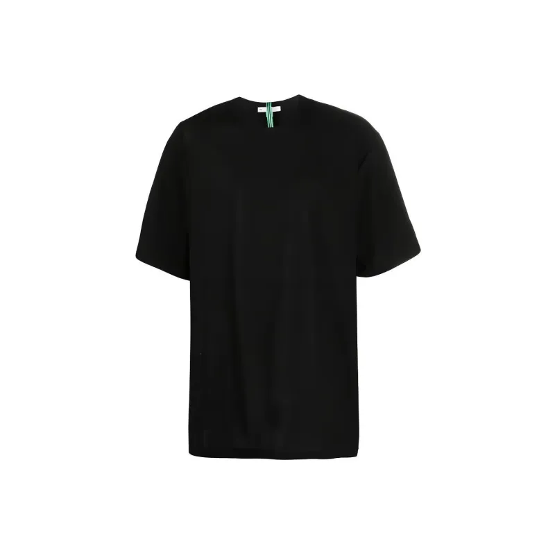 Y 3 Drop shoulder Cotton T Shirt-0