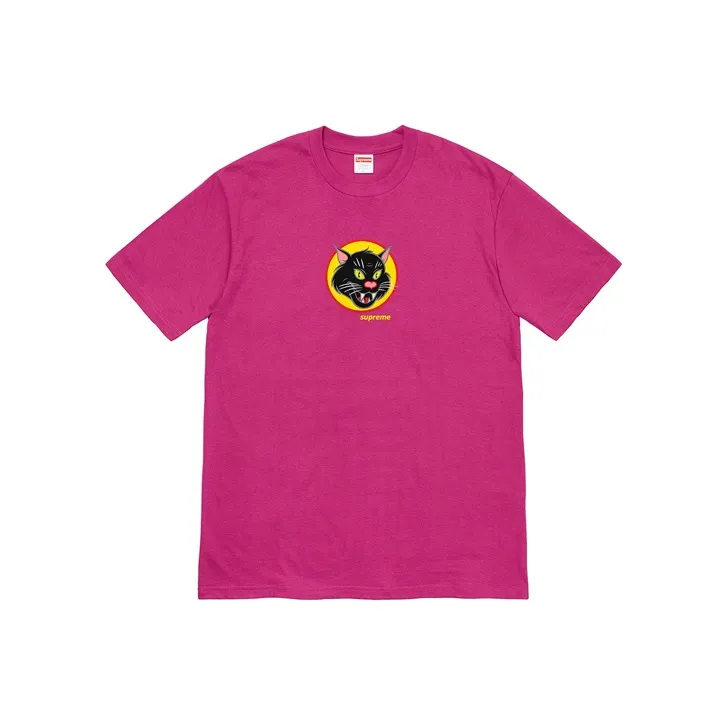 Supreme Black Cat Tee-0