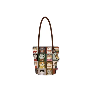 Perfect Styles Velvet Shoulder Bag Medium Size Women's Multicolor