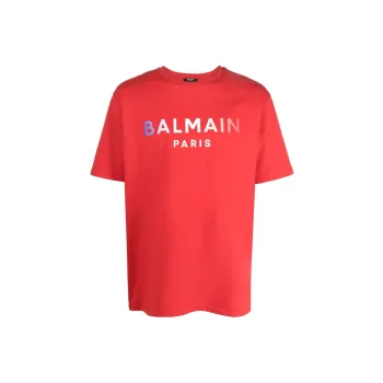 BALMAIN T-Shirts Men Red