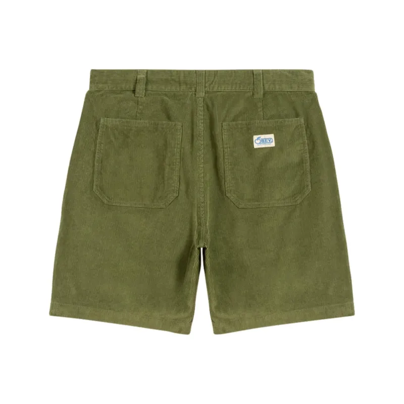 Obey Cargo Shorts Men Green-1