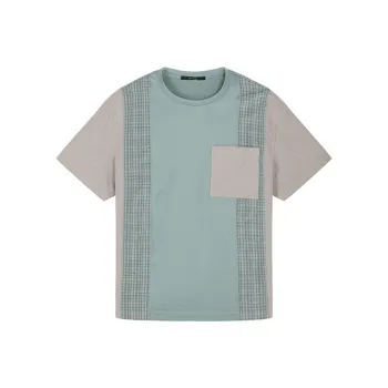 DAVID NAMAN T Shirts Men Mint Green