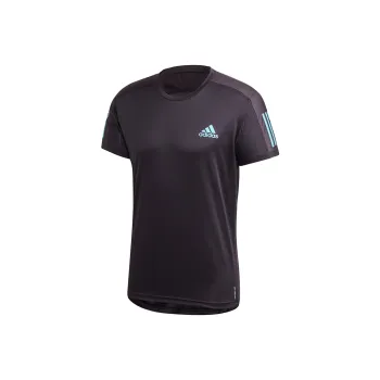 Adidas Set in Sleeve T Shirt Men's Black