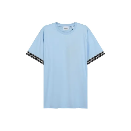 Burberry T Shirts Men Light Blue