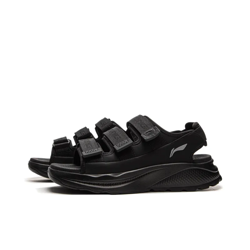 LiNing SOFT COCA Beach Sandals Unisex Black-2