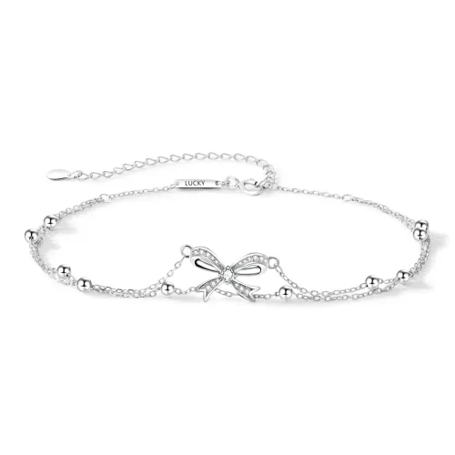 Branded Jewelry S925 Silver Anklets Women's