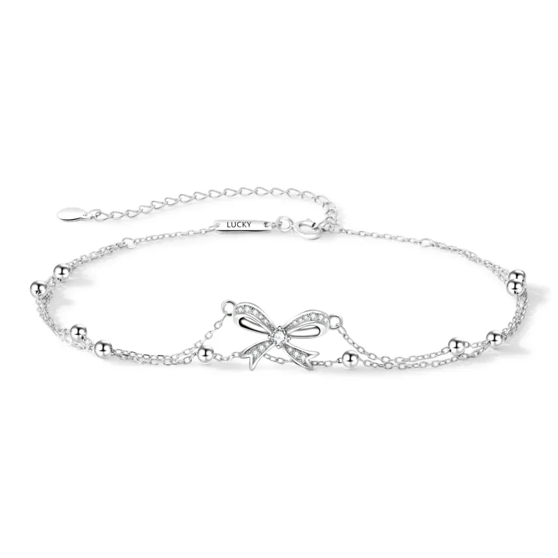 Branded Jewelry S925 Silver Anklets Women's-0