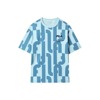 FILA T-Shirts Men Light Dusty Blue