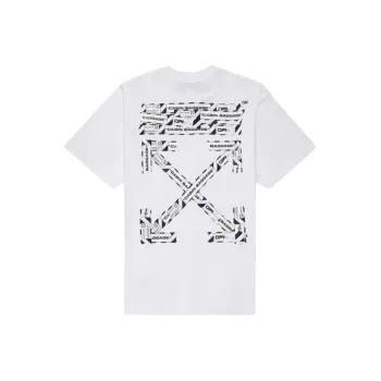 OFF WHITE Oversized Fit Airport Tape T Shirt