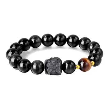 Blooming Petals Ebony Wooden Bracelets Unisex