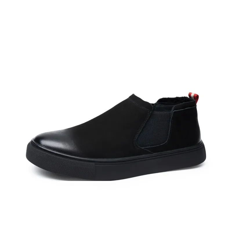 FED Slip Resistant Breathable Height Increasing Low Top Skateboard Shoes Men's-1
