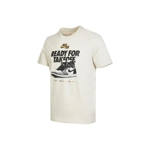 Jordan Set in Sleeve T Shirt Men's White