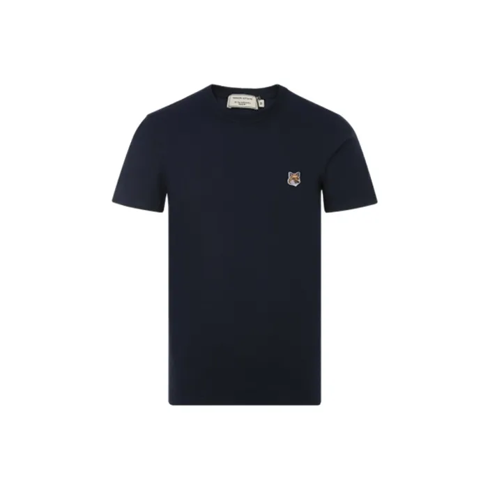 Maison Kitsune Bold Fox Head Patch Crewneck T-Shirt-0