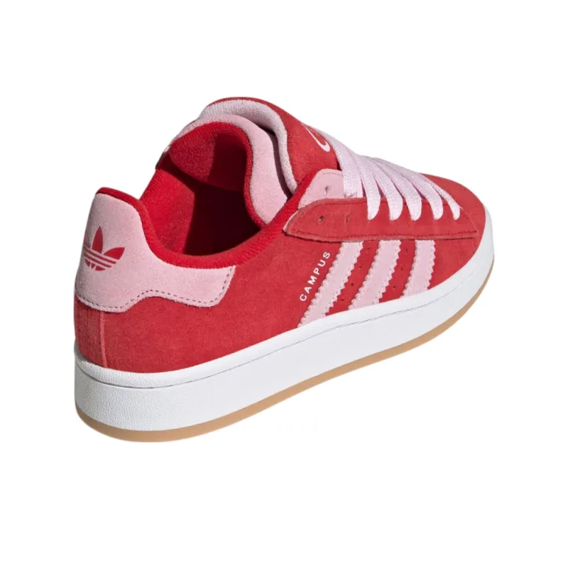Adidas Originals CAMPUS 00s Anti Slip Wear Resistant Low Top Skateboard Shoes Unisex Red Pink-3