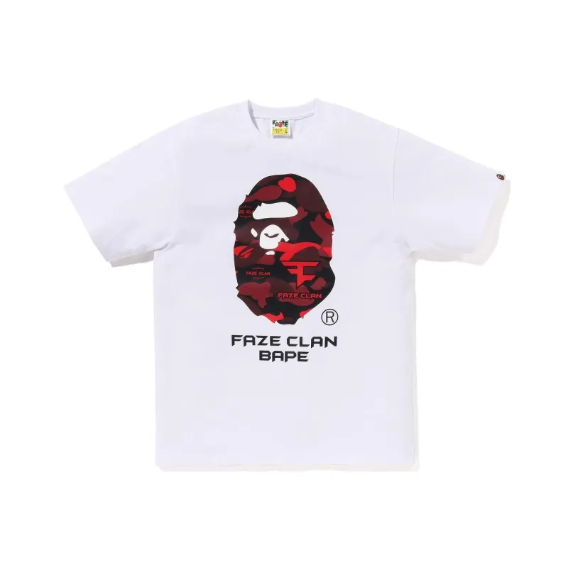 BAPE X Faze Clan Tee White-0