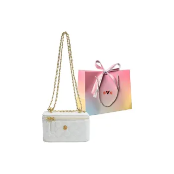 Yalu PU Shoulder Bag Women's Black/Red/White