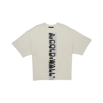 A COLD WALL* Blurred Logo print T shirt