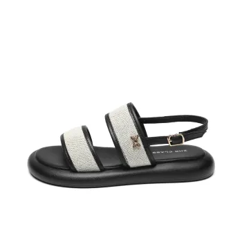 ZHR Green Purple Holiday One Strap Sandals Women's