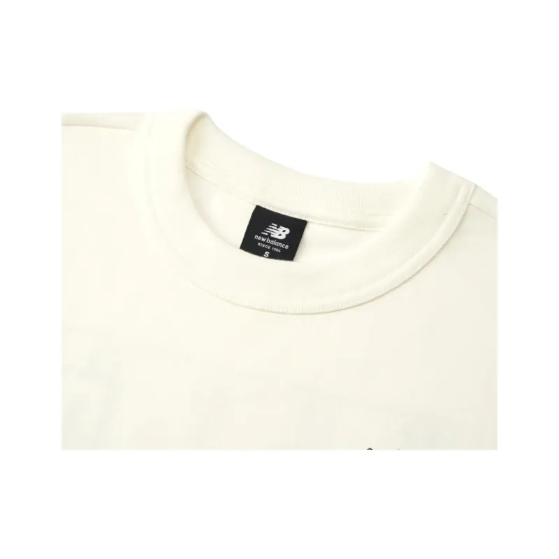 New Balance Mdoelshow T Shirts Men Ecru-4