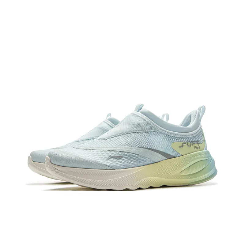 LiNing SOFT GO 2 Breathable And Lightweight Low Top Casual Shoes Women's Blue-2