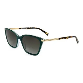 Levi's Metal Acetate Square Sunglasses Unisex Green