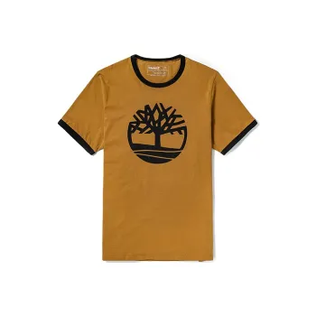 Timberland T Shirts Men Wheat