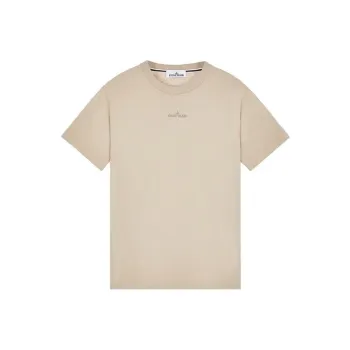 STONE ISLAND T Shirts Men Dove Gray