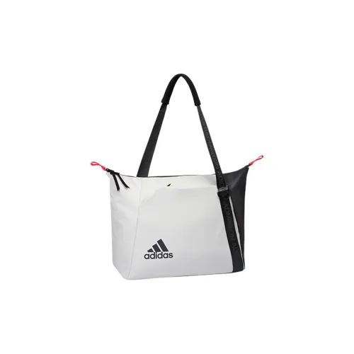 Adidas Polyester Ball Racket Bag, Handbag, Single Shoulder Tote Bag Regular Unisex Black White