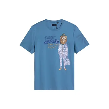 RARE T-Shirts Men Blue