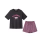 Dark Gray+Purple