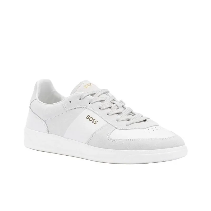 HUGO BOSS Low Top Skateboard Shoes Men's White-2