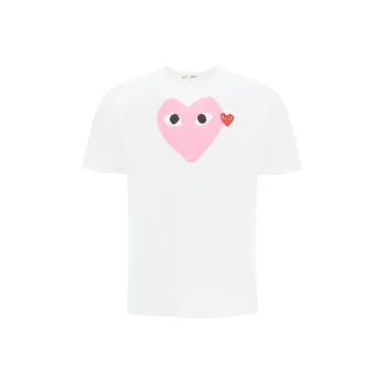 CDG Play T Shirts Men White